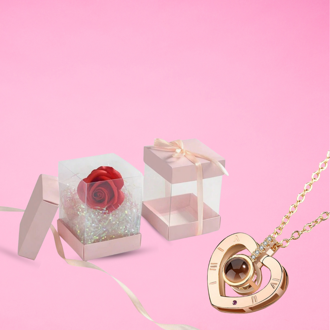 Eternal I Love You! Projection Necklace (with box)