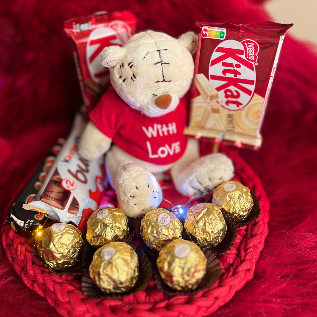 Sweet Love Teddy & Chocolate Hamper